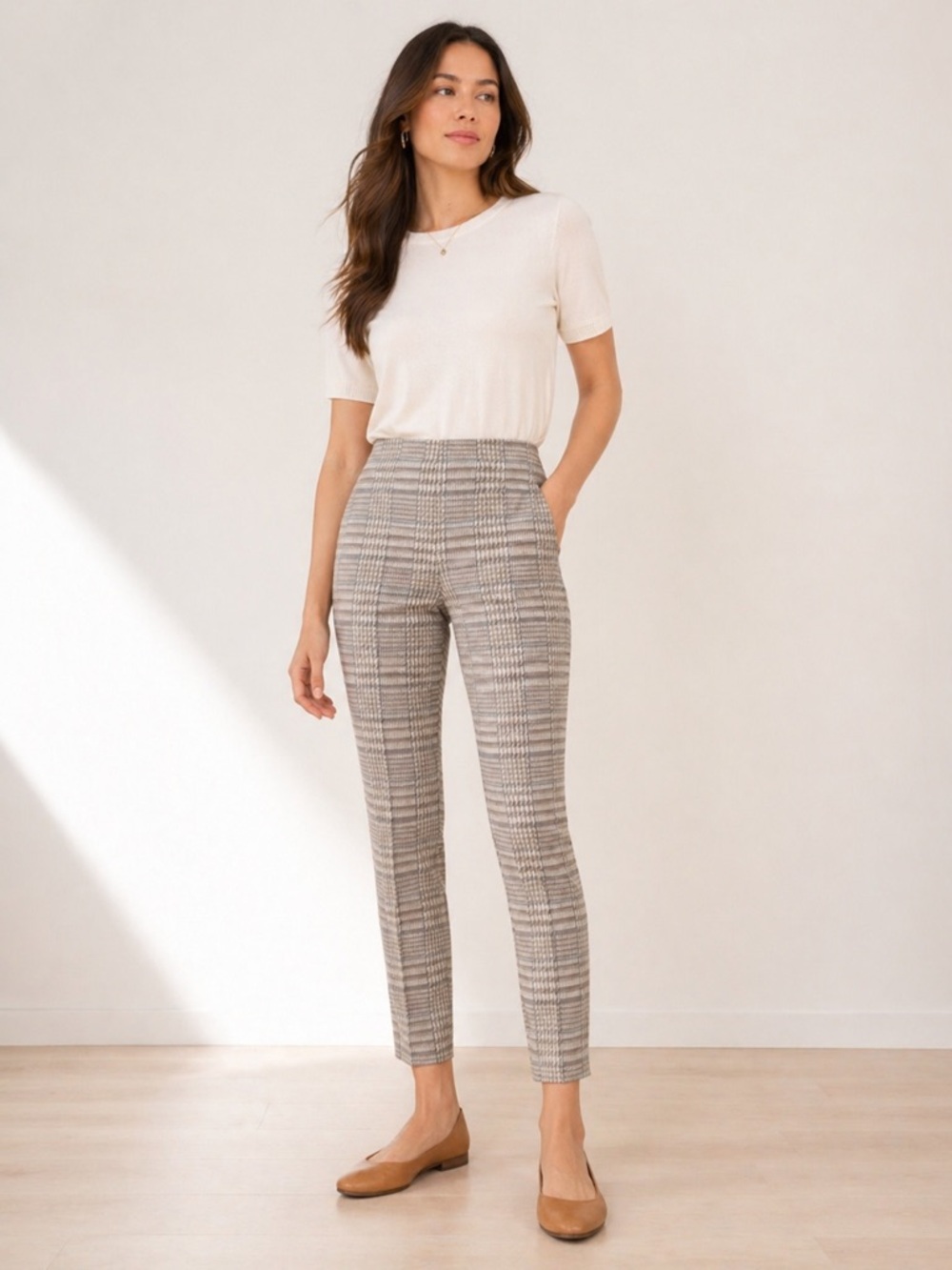 ✨ Atelier Gardeur Zene 11 Houndstooth Pants | EU 40 (US 10) | Slim Fit ✨